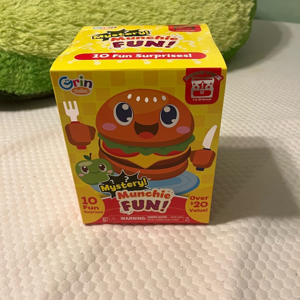 Mystery Munchie Fun Toy box  - Yellow